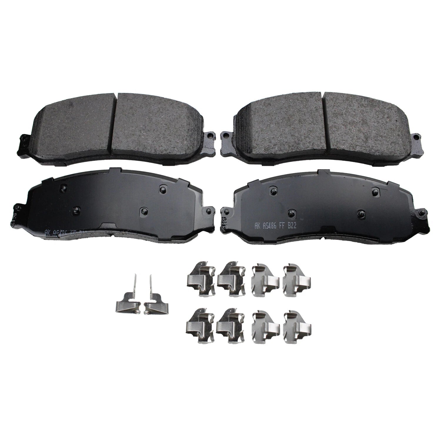 Set of 4 Akebono ProACT Front Ceramic Brake Pads for Ford F-250 F-350 SD