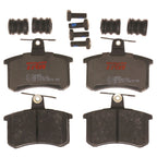 Set of 4 Disc Brake Pads for Audi A4 Quattro (1996–1998)