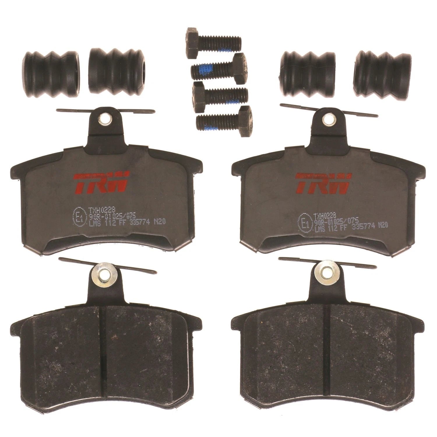 Set of 4 Disc Brake Pads for Audi A4 Quattro (1996–1998)