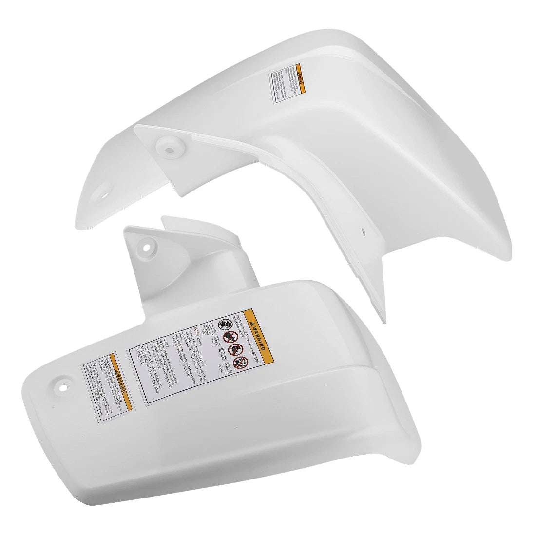 Front Fender Set for Yamaha Blaster YFS200 (1988–2006) White Plastic