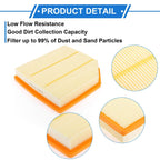 Car Engine Air Filter for Lexus GS200t 2017-2019 (1 Pcs)