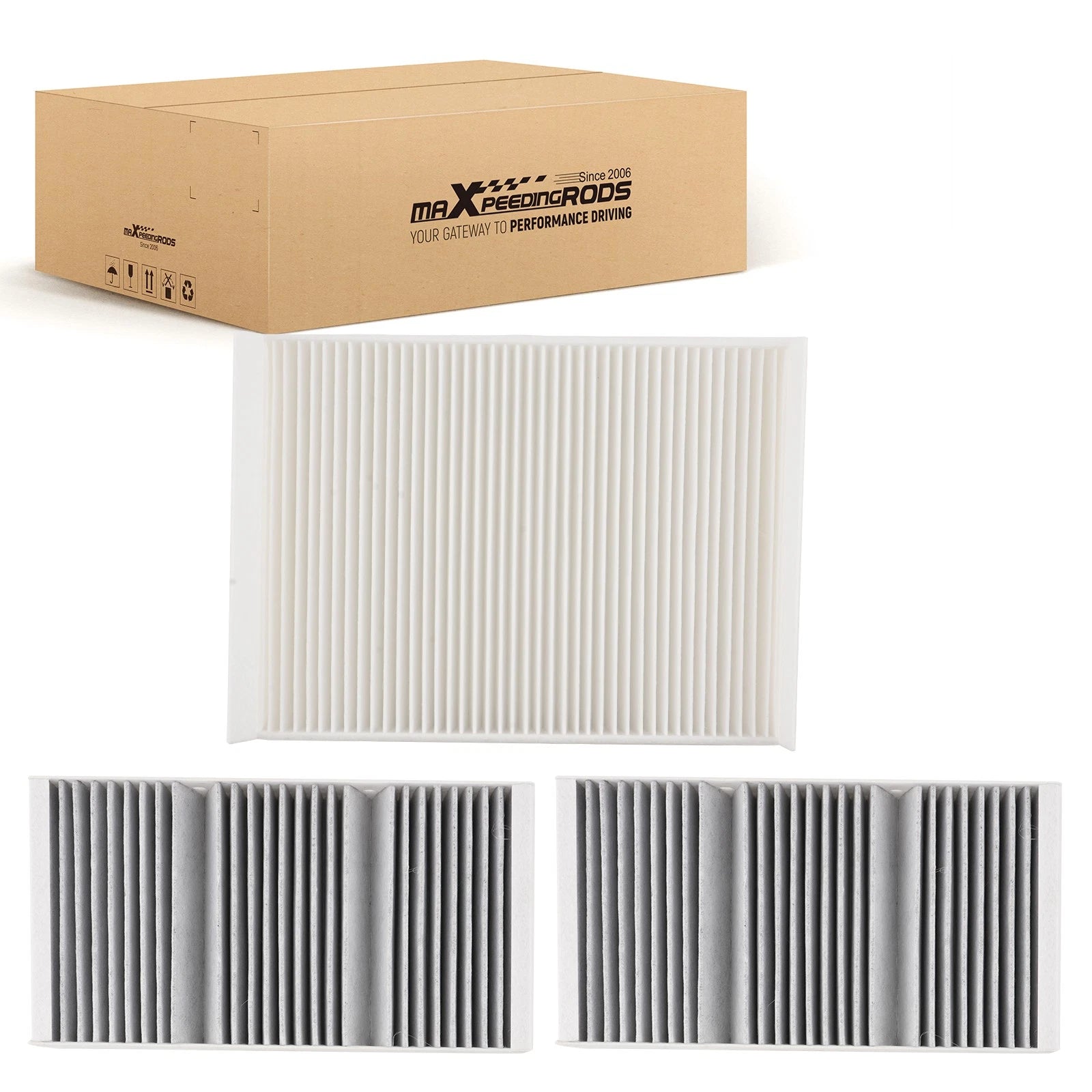 Cabin Air Filter Kit for Mercedes ML/GL/GLE (2012–2019) Carbon 3Pcs