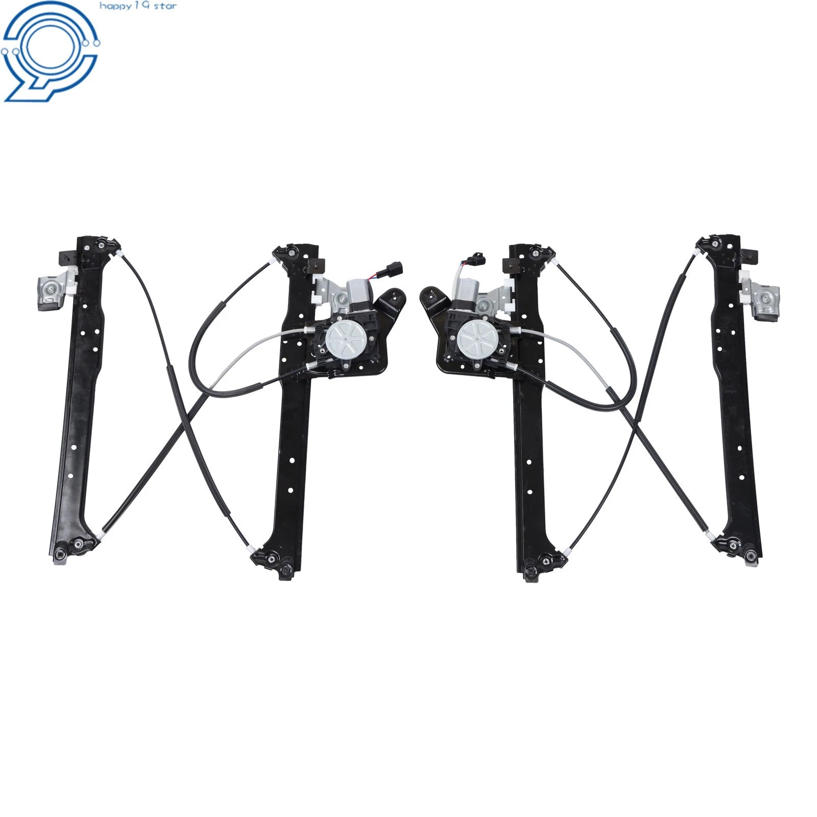 Set of 2 Power Window Regulators w/ Motor for GMC Yukon XL (2001–2006)