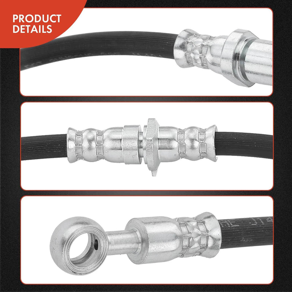 2X Front Brake Hydraulic Hose for Subaru Forester (1998–2002)