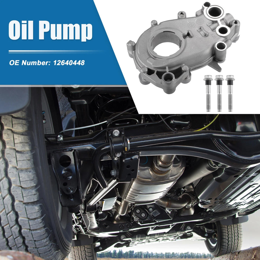 Set of 1 Engine Oil Pump for Chevy GMC Saturn (12640448, 724117514730)