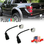 Clear Red LED Rear Bumper Side Marker Lights for Ford F150 Raptor (2010–2014)