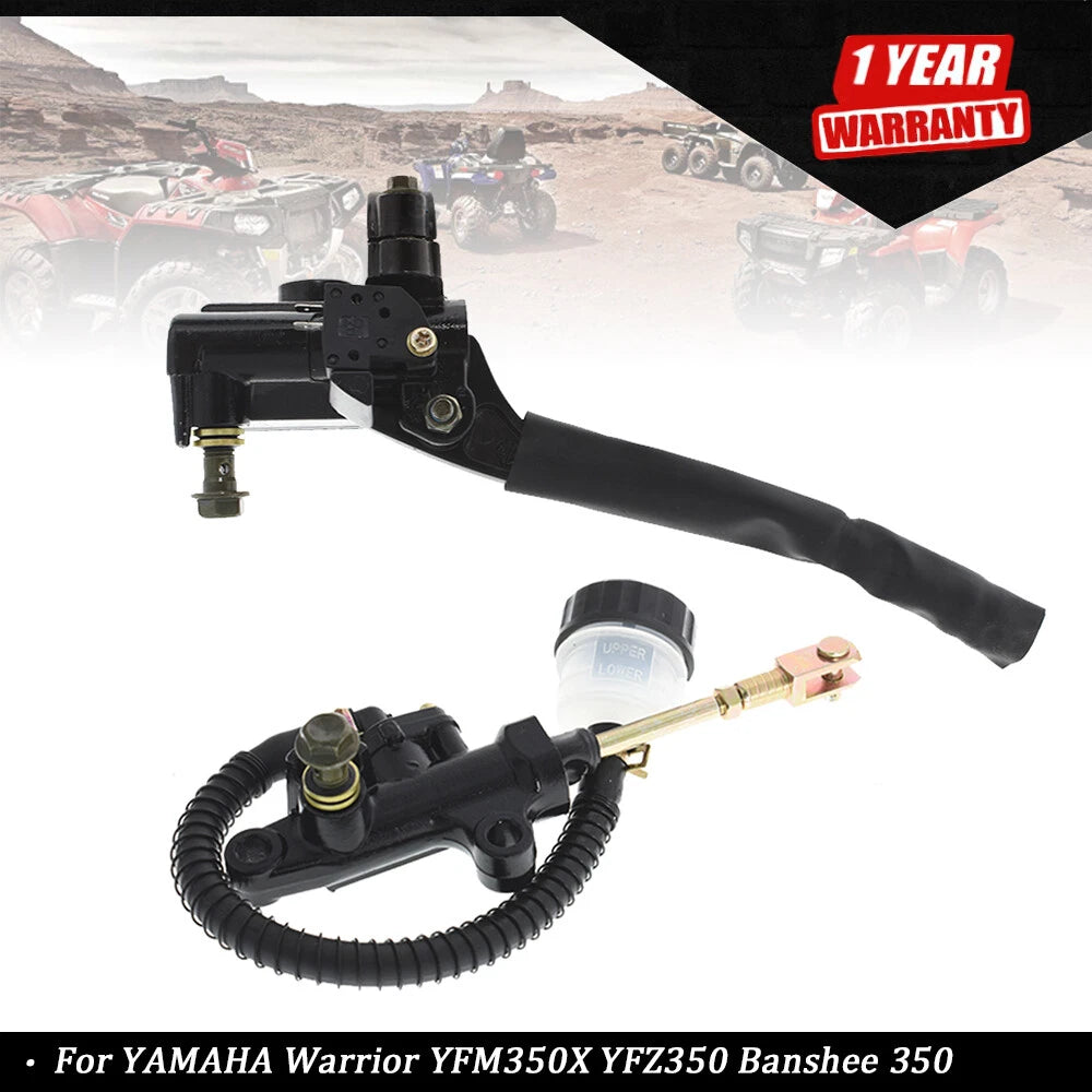 Front & Rear Brake Master Cylinder for Yamaha Warrior Banshee 350 (1987–2006)