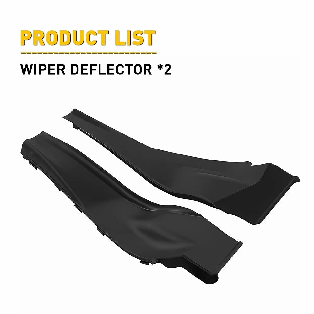 2X Corner Windshield Wiper Cowl Cover for Nissan Altima (2013-2016)