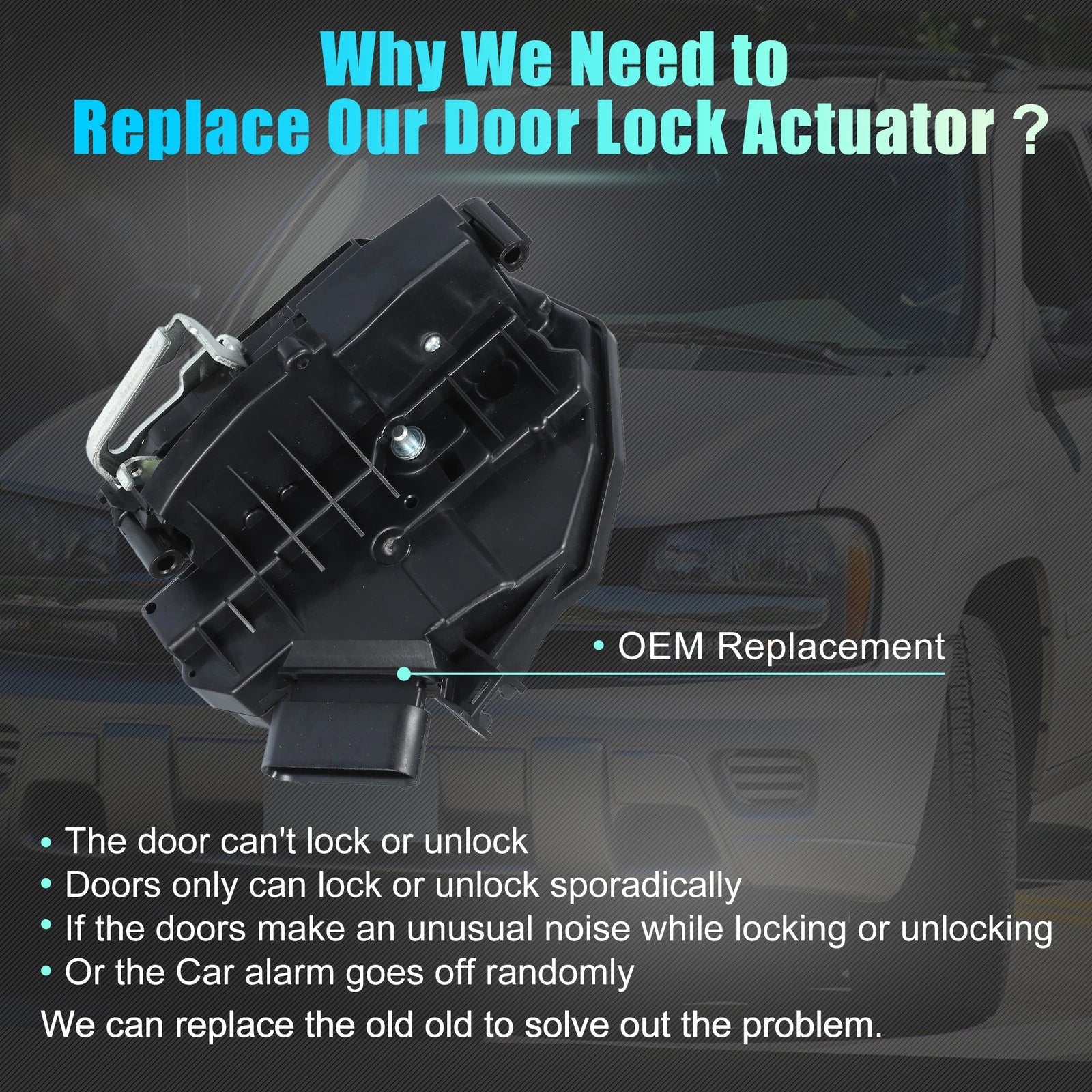 Front Right Power Door Lock Actuator for Ford C-Max (2013–2018) No.CP9Z5421812A