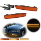 Amber LED Front Bumper Signal Lights for Honda Accord (1996–1997)