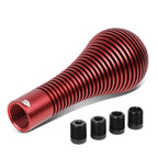 NRG 115mm Red Heat Sink Bubble Head Shift Knob for Universal Vehicles (2010–2023)