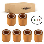 6x Engine Oil Filter for BMW 128i 135i 323i (2008-2013)