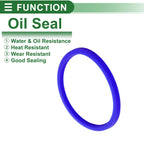 Set of 5 Oil Seal Rotary Shaft Seal 80x90x6mm High Pressure