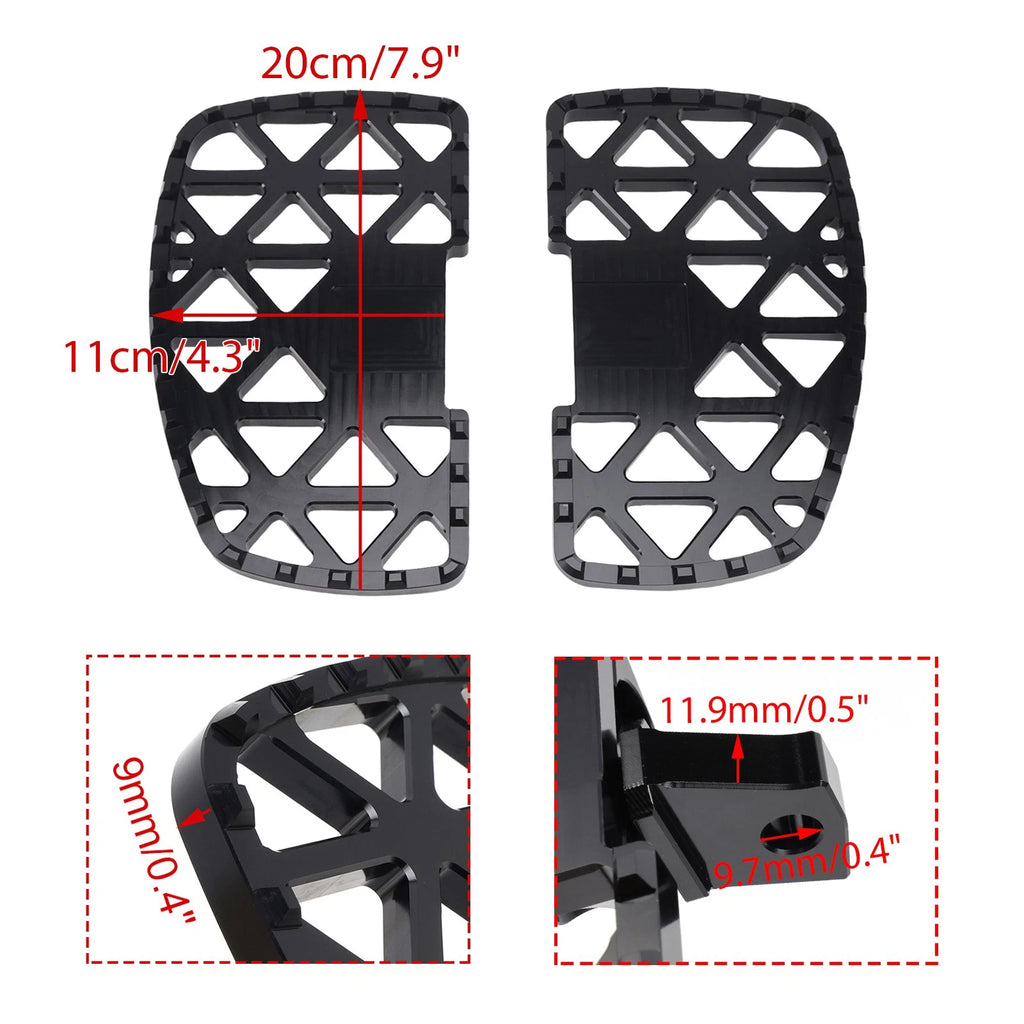 Front Footrests Foot Pegs for BMW R18/R18B/R18 Classic (2020–2024)