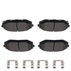4pcs Front Brake Pads Set for Kia EV6, Hyundai Tucson, Ioniq 5 (2022–2023) D2398