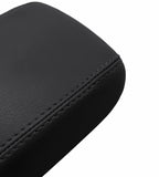 Leather Console Lid Armrest Cover for Hyundai Elantra (2017–2020) Black