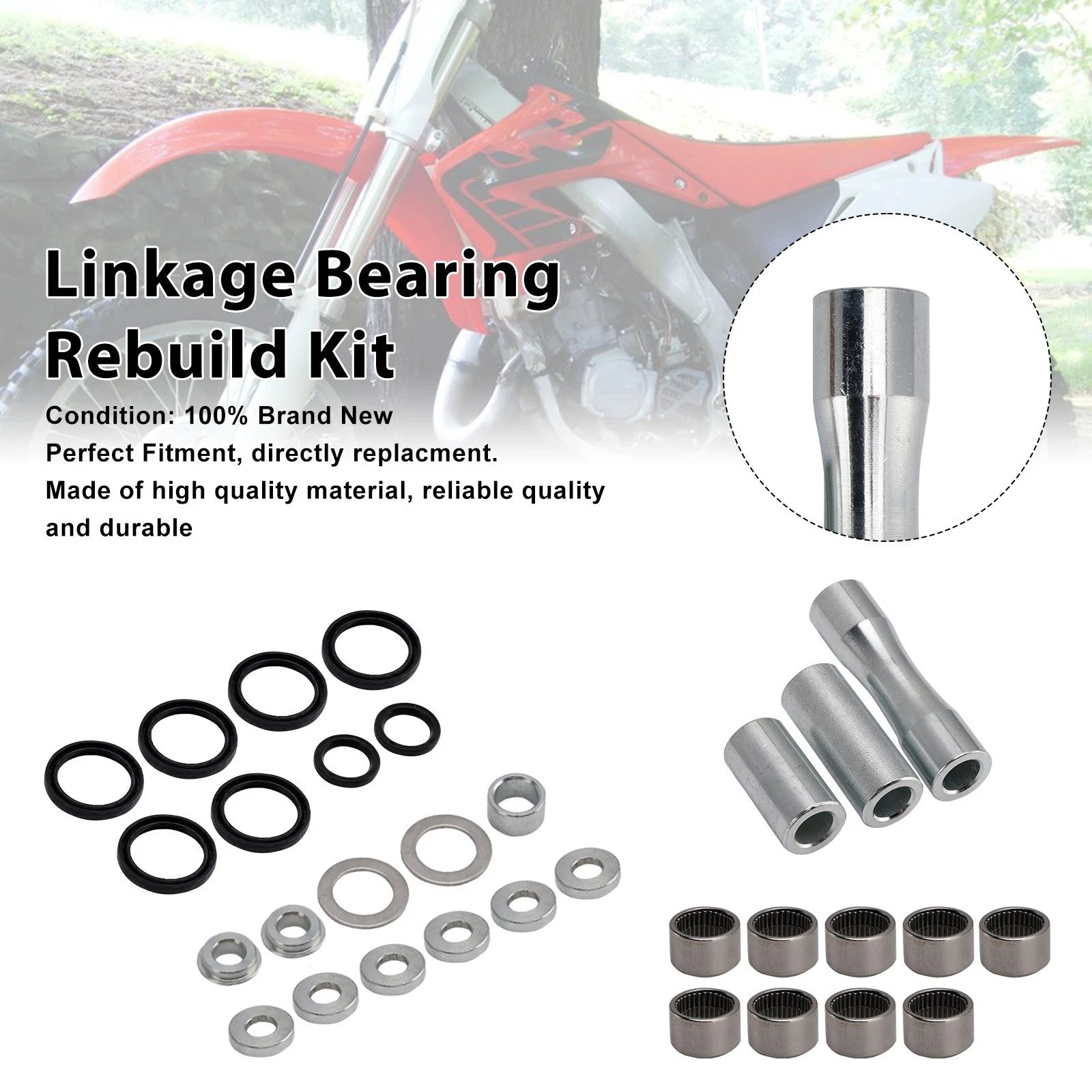 Linkage Bearing Rebuild Kit LRK-H-169 for Honda CR250R CRF250X CRF450R CRF450X