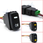 OE Fit 4-Pole Add-on Push Button Switch w/ LED Indicator for Mitsubishi (2010–2015)