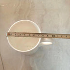 Set of 2 Bone China Tea Cups for Home Kitchen Office (12oz)