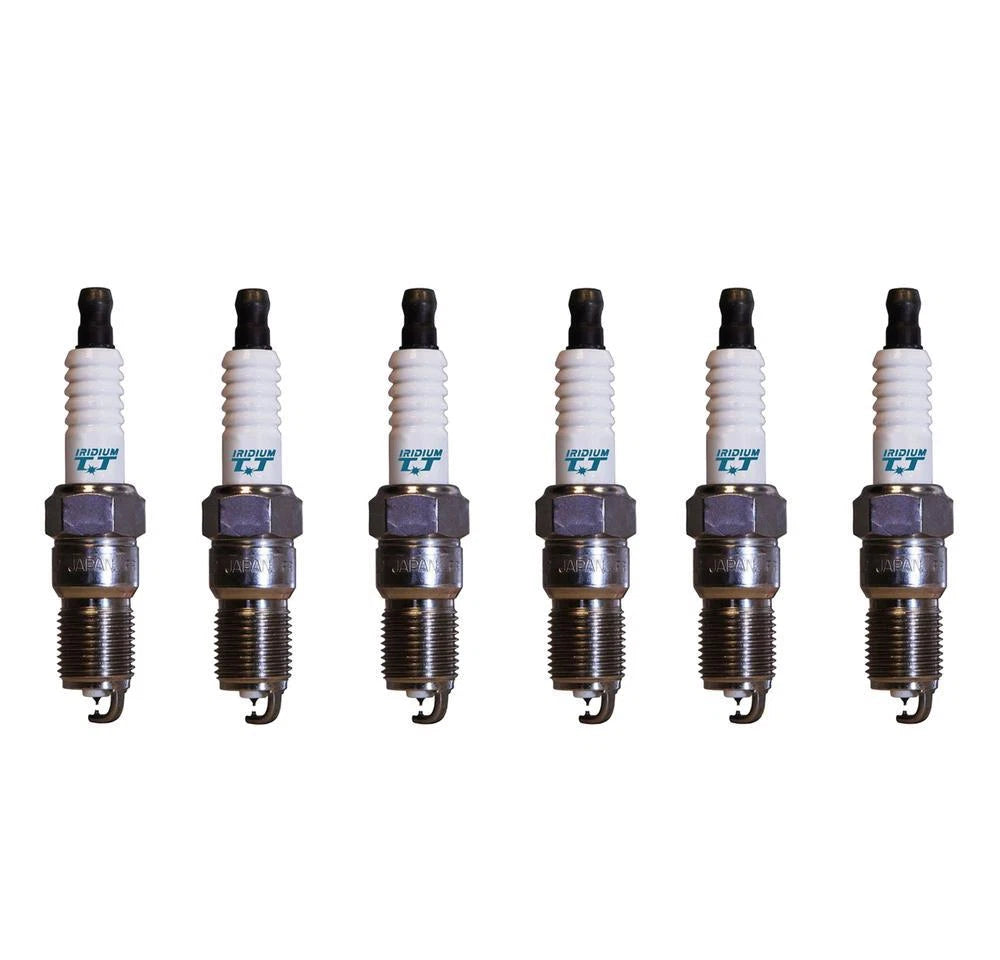 Set of 6 Iridium TT Spark Plugs for Chevy Ford Mazda Volvo (V6)