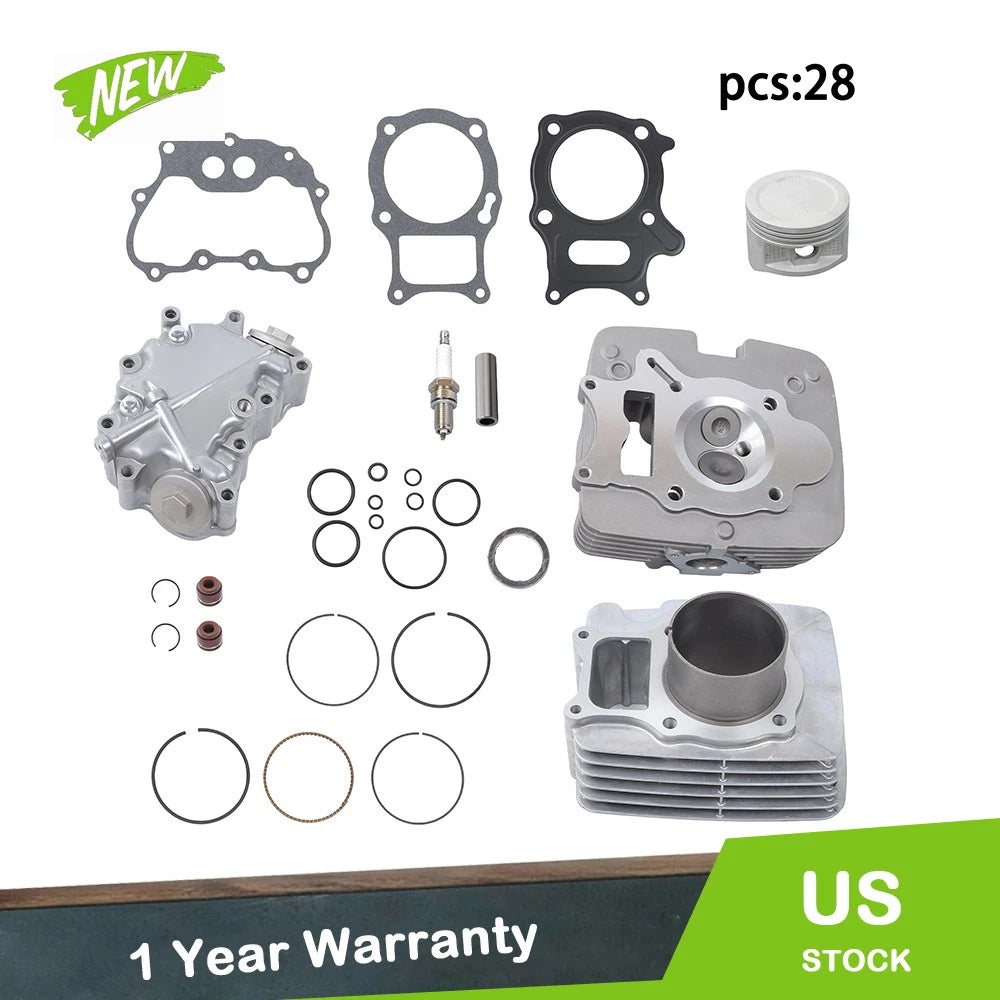 Complete Cylinder Gasket Kit for Honda TRX250 SporTrax 250 (2002–2016)
