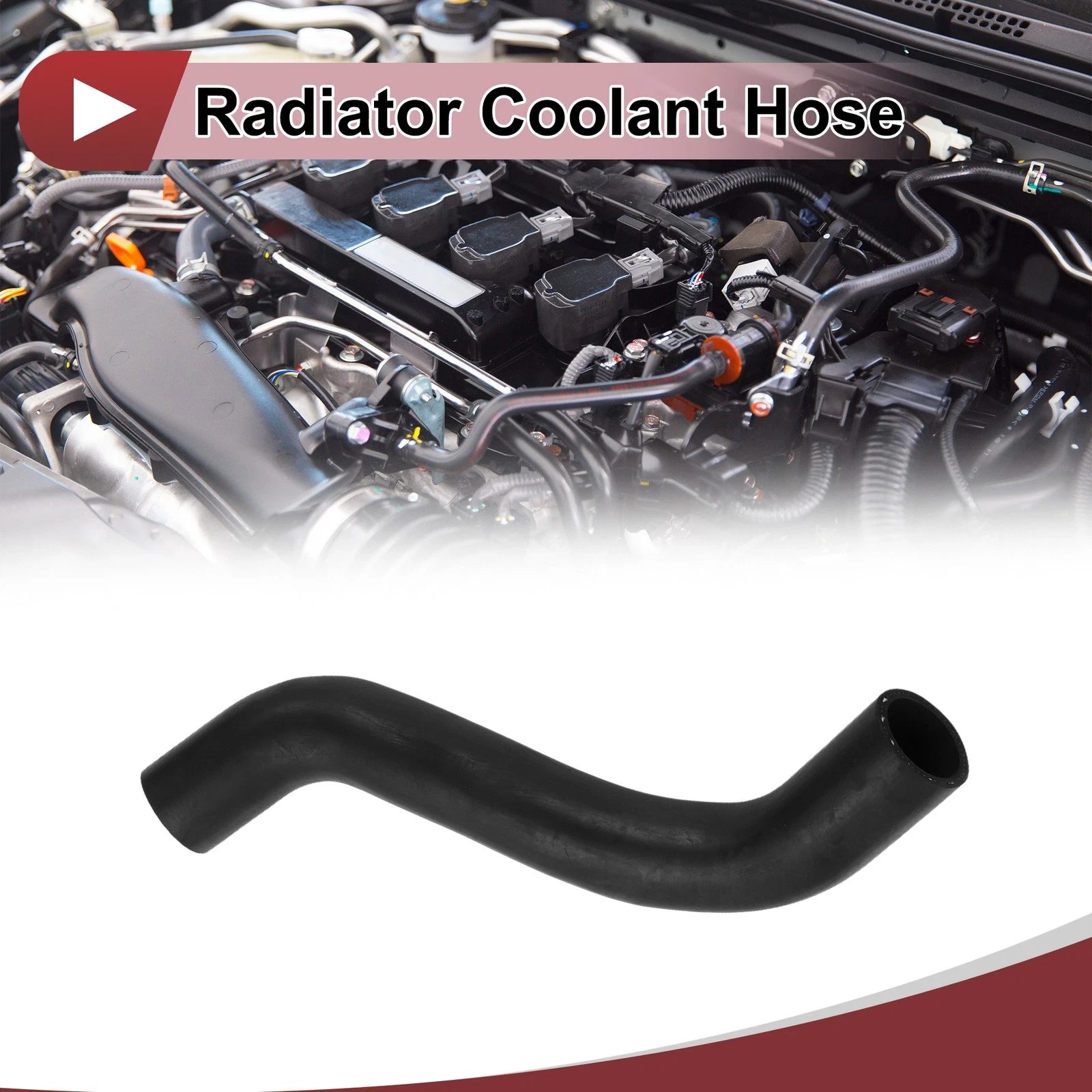 Radiator Coolant Hose for Lexus LS430 (2001–2006) No. 16571-50180 Rubber Black