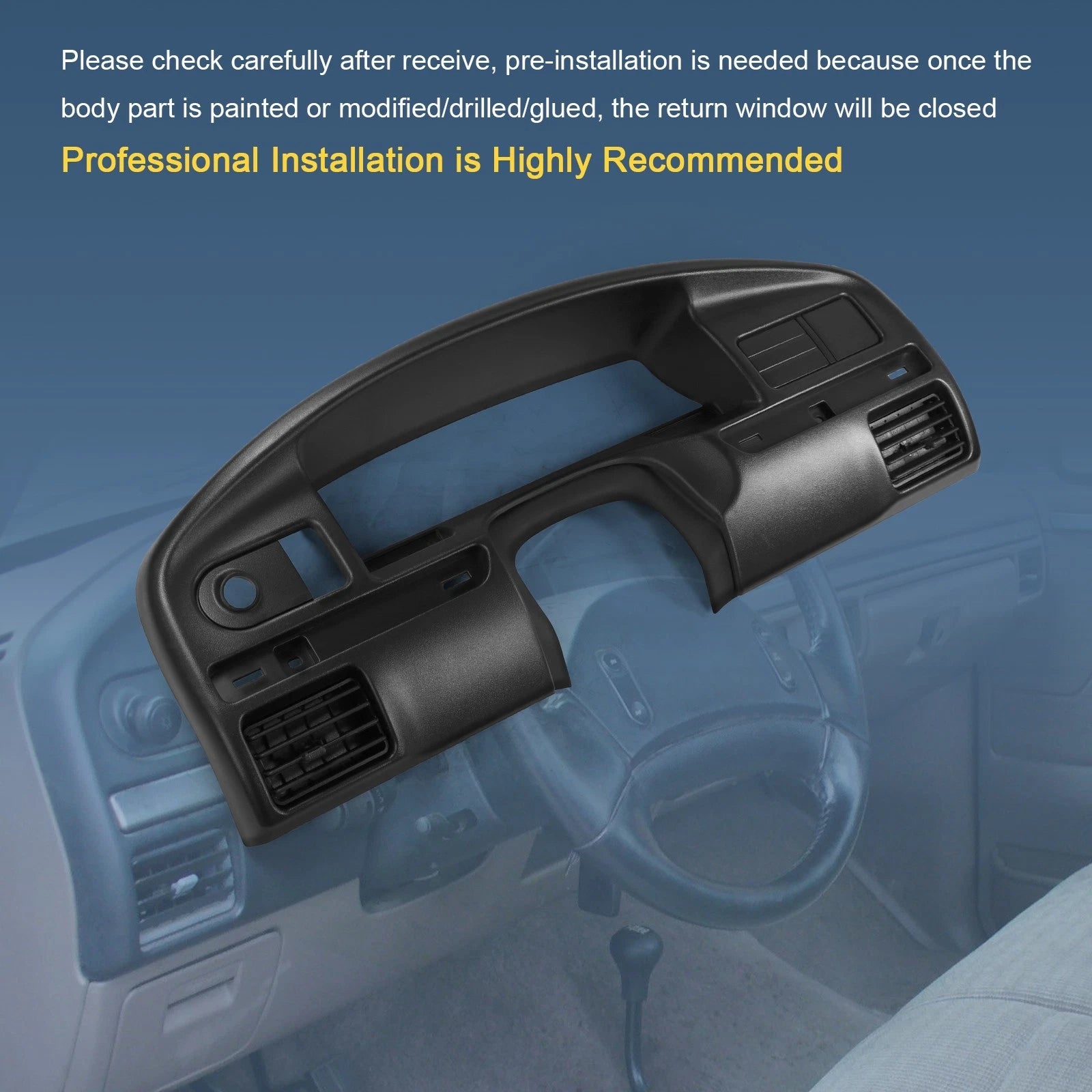 Instrument Cluster Bezel for Ford Bronco F150 F250 F350 (1994–1997)
