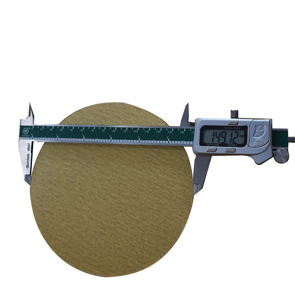 Set of 100 6" 180 Grit Hook Loop Sanding Discs