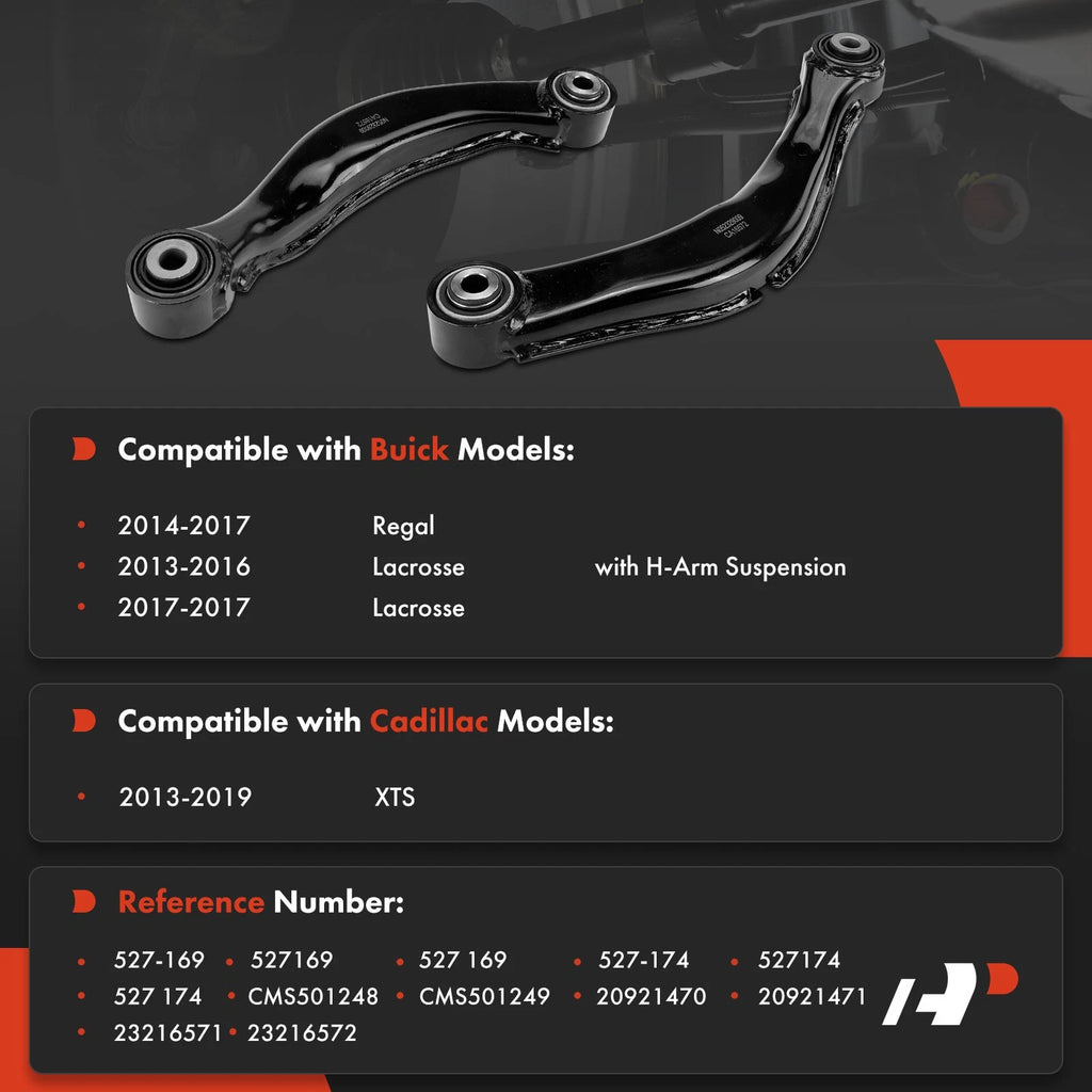 2X Rear Upper Control Arm for Buick LaCrosse Regal (2013-2017)