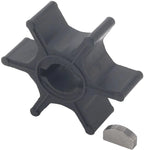 Water Pump Impeller with Key for Suzuki 4 Stroke 4-6 HP Outboard (17461-98400)