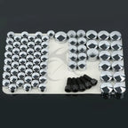 Chrome Bolt Topper Caps for Harley Davidson FLH FLT (2007–2013)