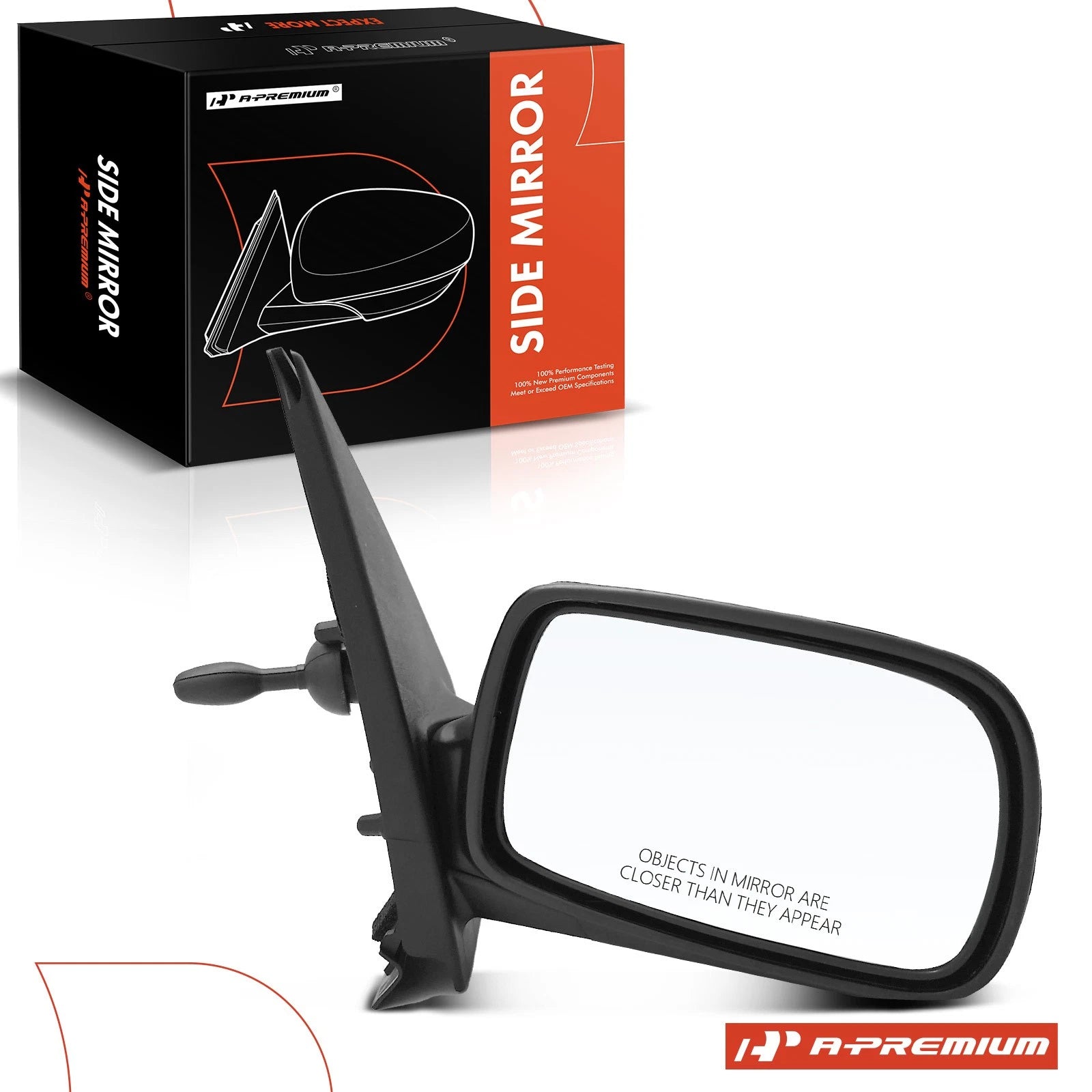 Manual Passenger Mirror with Manual Folding for Toyota Echo (2000â2005)