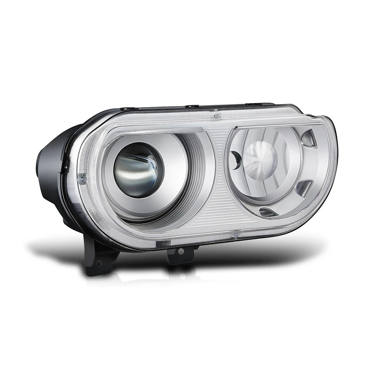 Right Side Projector Headlight Lamp Chrome for Dodge Challenger (2008–2014)