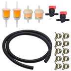 Carburetor Kit for - Fuel Line, Filters, Valves, Clamps