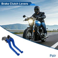 Adjustable Brake Clutch Levers for Suzuki GSXR1000 (2005–2006) Blue 1 Pair