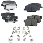 Set of 4 Ceramic Brake Pads for Acura RDX (2013–2018)