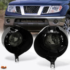 Fog Lights for Nissan Frontier (2005–2015) OE Style Chrome Smoke Lens Pair