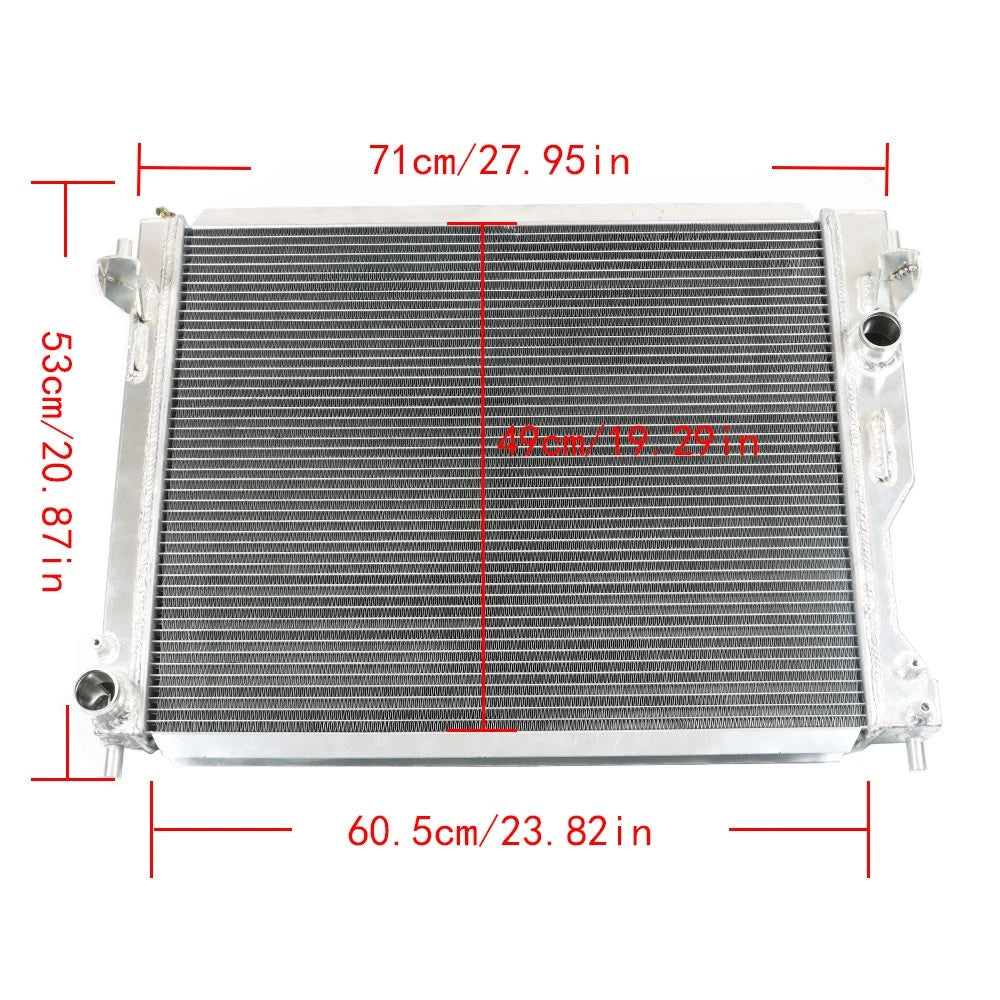 3 Row Aluminum Radiator for Ford Mustang GT (2005–2014)