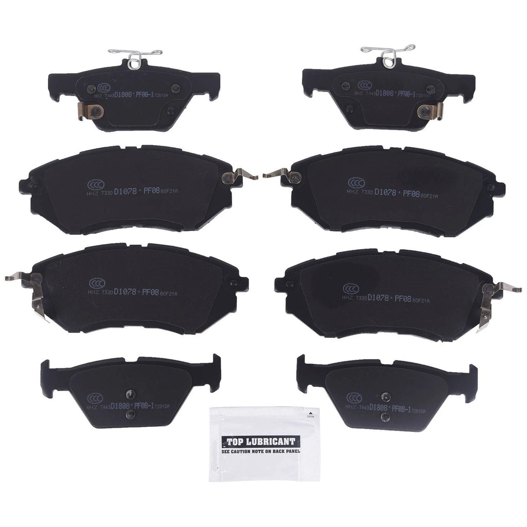 Ceramic Brake Pads for Subaru Legacy Outback WRX (2015–2019)