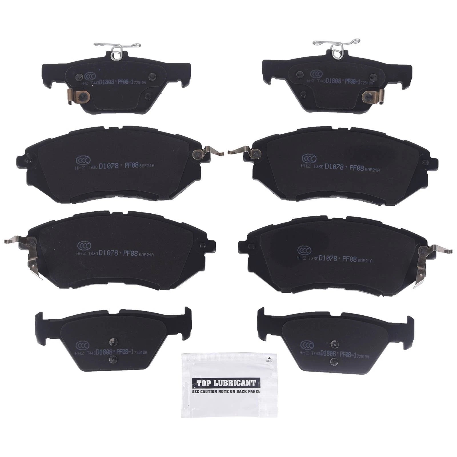 Ceramic Brake Pads for Subaru Legacy Outback WRX (2015–2019)