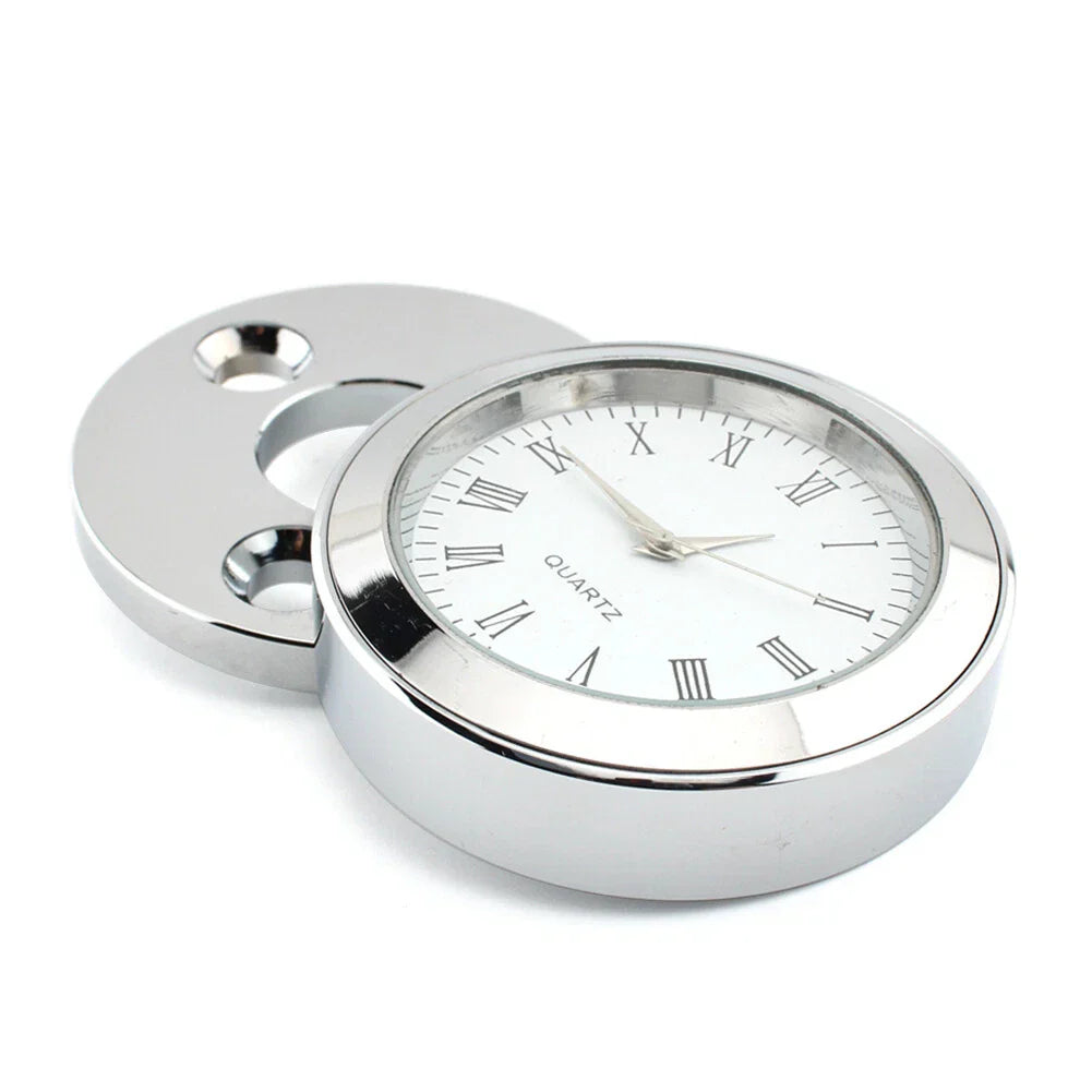 Chrome Front Fork Lock Clock Cover for Harley Road King (1994-2022)