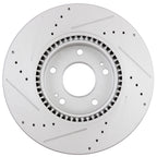 Front Brake Rotors & Ceramic Pads for Hyundai Sonata (2009–2010) Drilled Slotted