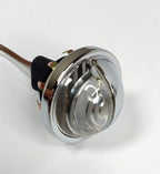 LED License Plate Lights Pair Replacement for Hot Rods and Universal Round (Universal)