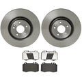 Brembo Front Brake Kit 334mm Disc Rotors Low-Met Pad Set for MB R129 SL500 SL600 (1990–2002)