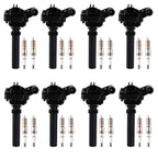 8pcs Ignition Coils + 16pcs Spark Plugs for Jeep Grand Cherokee (2005) UF378