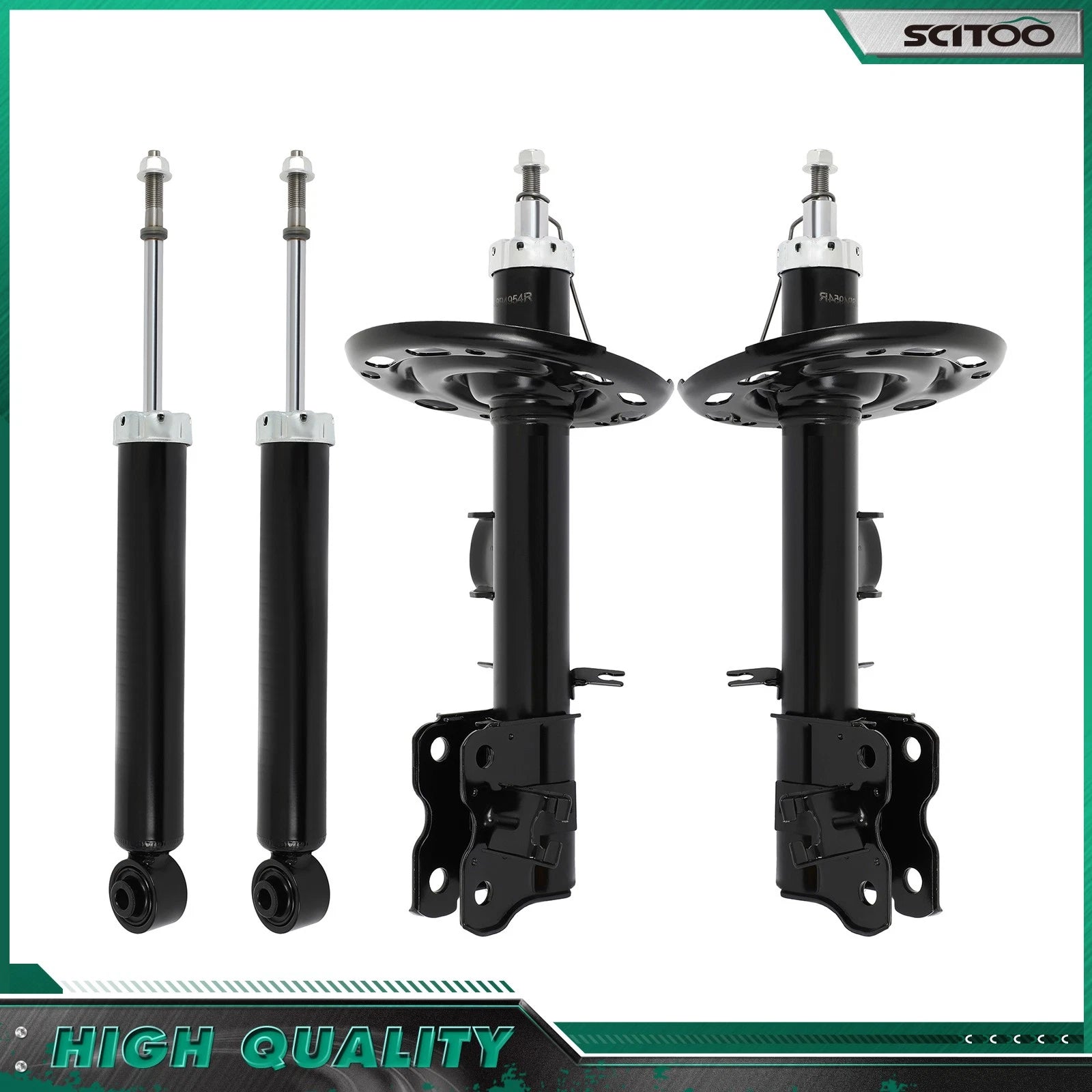 Set of 4 Struts for Infiniti QX60 (2014–2020) & Nissan Pathfinder (2013–2020)