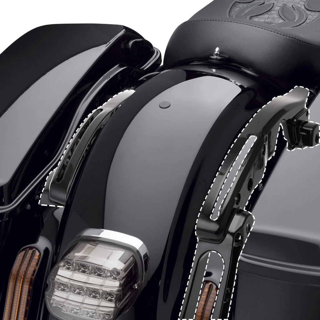 Gloss Black Fender Support Kit for Harley Electra Road Glide (2014–2024) #90201206