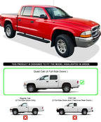 iBoard Stainless Steel Running Boards for Dodge Dakota (2000-2004)