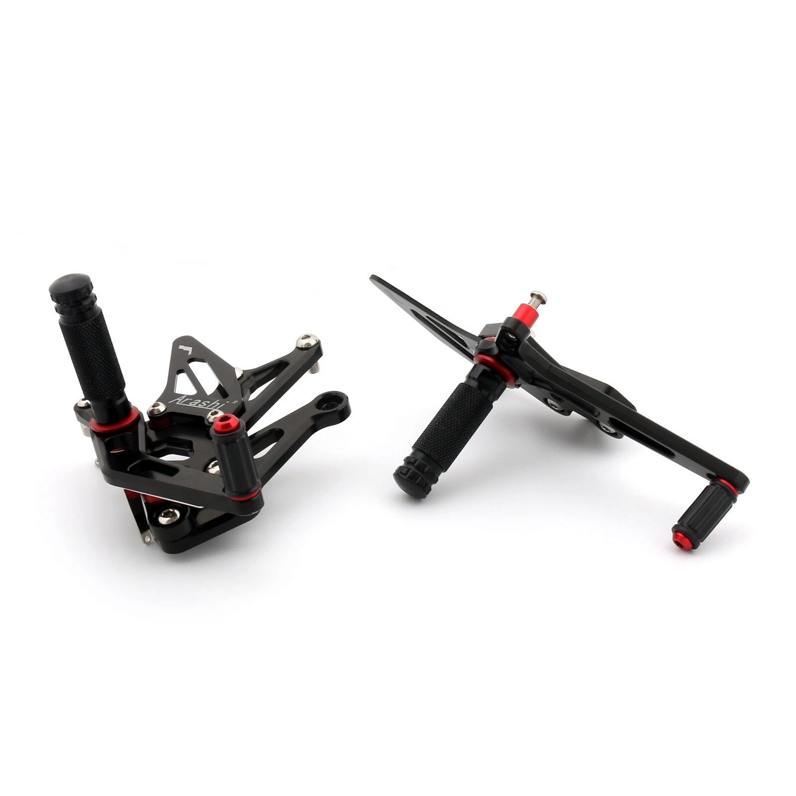 CNC Adjustable Rearsets for Kawasaki Ninja Z1000 (2017) - Black