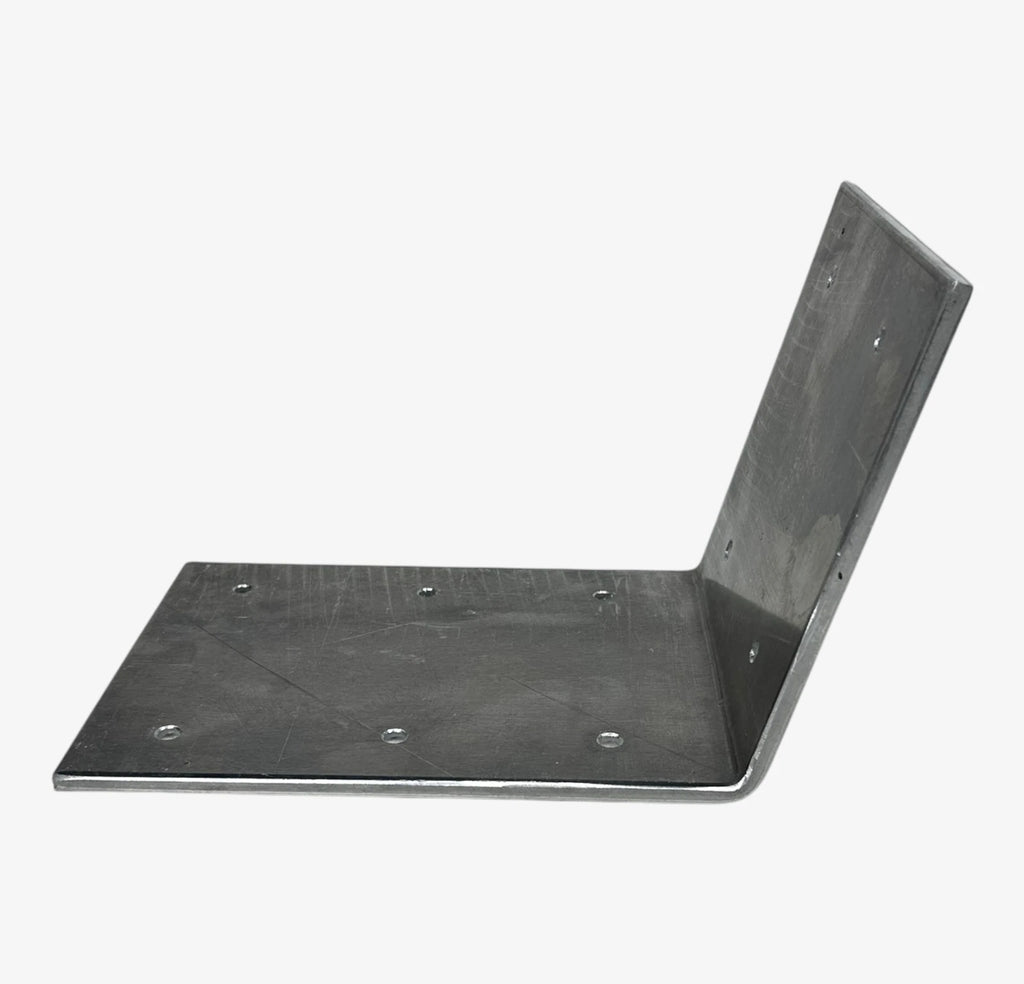Set of 5 Aluminum 15 Degree Predrilled Corner Bracket Mounts 1/4'' x 8'' x 6''